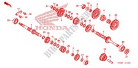 GEARBOX for Honda TRX 250 FOURTRAX RECON Electric Shift 2007