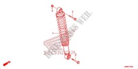 REAR SHOCK ABSORBER (2) for Honda TRX 250 FOURTRAX RECON Electric Shift 2014