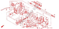 REAR FINAL GEAR for Honda TRX 250 FOURTRAX RECON Standard 2004