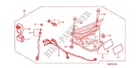 TRAILER HITCH SET for Honda TRX 250 FOURTRAX RECON Standard 2008