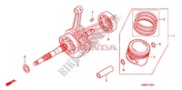 CRANKSHAFT for Honda TRX 250 FOURTRAX RECON Standard 2009