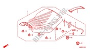 SINGLE SEAT (2) for Honda TRX 250 FOURTRAX RECON Standard 2011