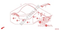 SINGLE SEAT (2) for Honda TRX 250 FOURTRAX RECON Standard 2014