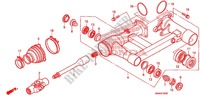 SWINGARM   CHAIN CASE for Honda TRX SPORTRAX 250 X 2014