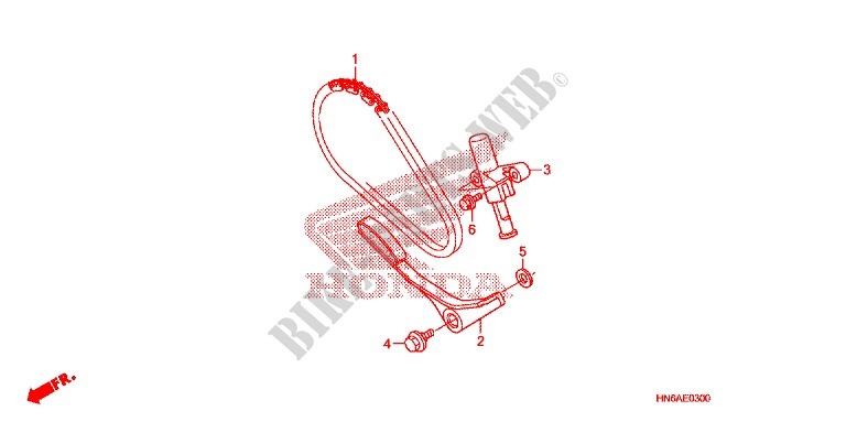 CAM CHAIN   TENSIONER for Honda TRX SPORTRAX 250 X RED Special Edition 2016