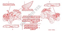 STICKERS for Honda FOURTRAX 350 RANCHER 4X4 2005