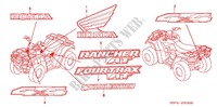 STICKERS for Honda FOURTRAX 400 RANCHER AT 2005