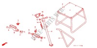 STAND   FOOT REST for Honda CR 80 R 1994