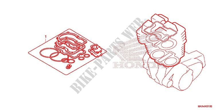 GASKET KIT for Honda NC 750 X ABS DCT 2017