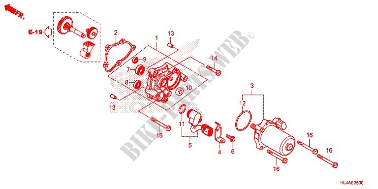 CONTROL MOTOR for Honda PIONEER 1000 M3 2017
