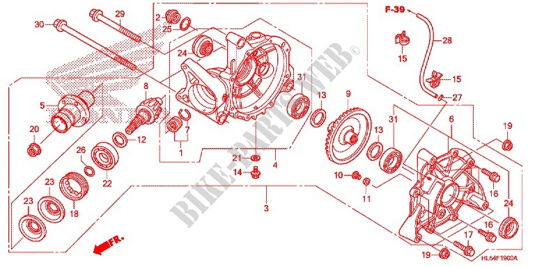 Honda Foreman 500 Parts Diagram