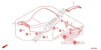 SINGLE SEAT (2) for Honda TRX 250 FOURTRAX RECON Electric Shift 2017
