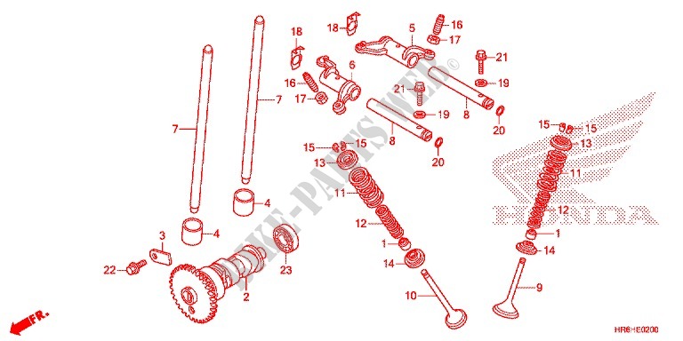 CAMSHAFT for Honda FOURTRAX 500 FOREMAN RUBICON 4X4 AT IRS DCT EPS DELUXE 2017