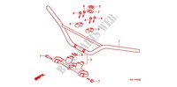 HANDLE PIPE/TOP BRIDGE (2) for Honda CRF 150 R 2012