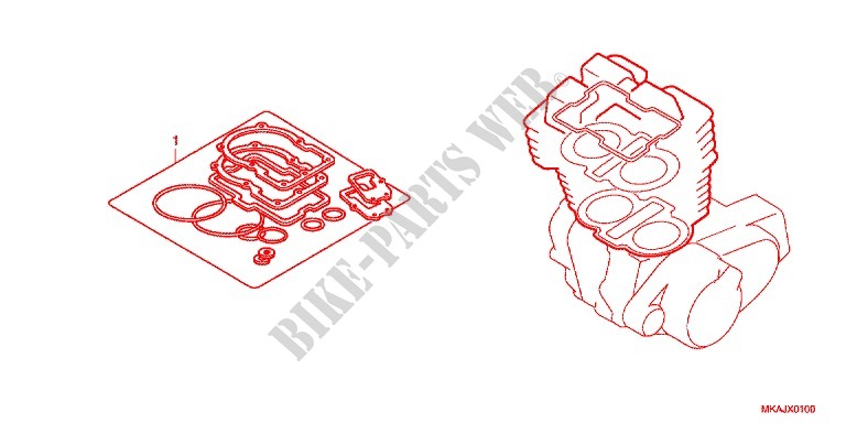 GASKET KIT for Honda NC 750 X ABS DCT LOWER 2016