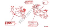 CAUTION LABEL (1) for Honda 50 DIO CESTA 2011