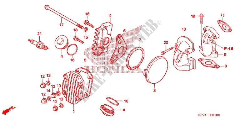 CYLINDER HEAD COVER for Honda SPORTRAX TRX 90 2013