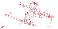 GEARSHIFT DRUM   SHIFT FORK for Honda EX5 DREAM 100, Kick start 2011