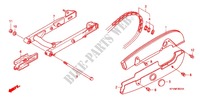 SWINGARM   CHAIN CASE (2) for Honda EX5 DREAM 100, Kick start 2013