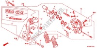 LEFT FRONT BRAKE CALIPER (ST1300PA9/B/C/D/E/F/PAWC) for Honda ST 1300 ABS POLICE 2012