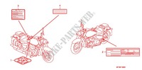 CAUTION LABEL (1) for Honda VT 400 SHADOW ABS 2009