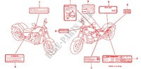 CAUTION LABEL (1) for Honda SHADOW 600 VLX DELUXE 1995