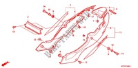 SIDE COVERS (CBR150R3 7) for Honda CBR 150 M RED 2004