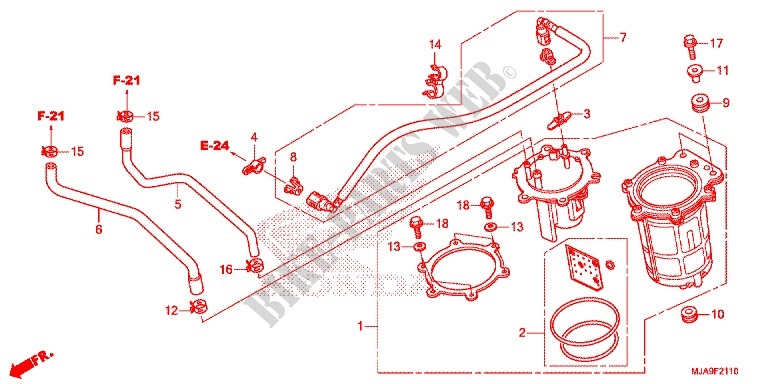 FUEL PUMP for Honda SHADOW VT 750 AERO 2015