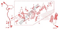 FRONT BRAKE CALIPER (VT750CS) for Honda SHADOW VT 750 RED 2011