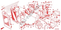 RADIATOR for Honda SHADOW VT 750 RED 2011