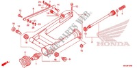 SWINGARM   CHAIN CASE for Honda SHADOW VT 750 RED 2011