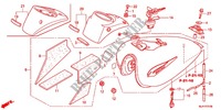 FUEL TANK (VT750CA/CS/C2B) for Honda SHADOW VT 750 COSMIC BLACK 2012