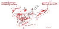 STICKERS (CBR400RRR) for Honda CBR 400 RR FIREBLADE Without speed warning light 1994