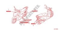 STICKERS for Honda VISION 110 2018