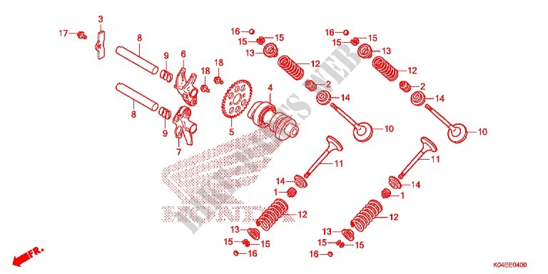 CAMSHAFT for Honda FORZA 300 ABS 2017