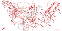 FRAME for Honda CROSSTOURER 1200 DCT ABS RED 2017
