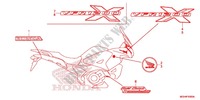 STICKERS (AC,CM) for Honda CROSSTOURER 1200 DCT ABS RED 2017
