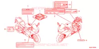 CAUTION LABEL (1) for Honda VFR 800 2017