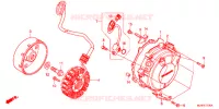 LEFT CRANKCASE COVER   ALTERNATOR (2) for Honda VFR 800 2017