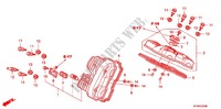 CYLINDER HEAD COVER for Honda VTR 250 PGMFI 2012
