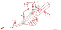 EXHAUST MUFFLER (2) for Honda VTR 250 PGMFI 2012