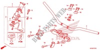 HANDLEBAR   TRIPLE CLAMP   STEERING STEM (XR125LEK/LK) for Honda XR 125, Electric start 2012