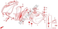 FUEL TANK for Honda XR 125, Kick starter only 2012