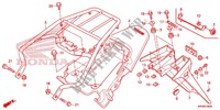 REAR FENDER (XR125LEK/LK) for Honda XR 125, Kick starter only 2012