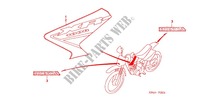 STICKERS ('03) for Honda XR 100 2003