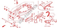 SWINGARM   CHAIN CASE for Honda XR 250 DIRT BIKE 2007