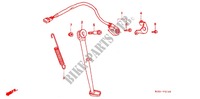 SIDE STAND for Honda XR 250 BAJA With speed warning light 1995
