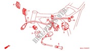 WIRE HARNESS/BATTERY for Honda XR 250 R 1989