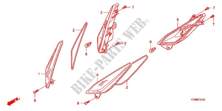 FRONT INDICATOR (3) for Honda WAVE 125 X 2008