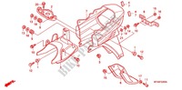 REAR FENDER for Honda EX5 DREAM 100, Kick start 2010